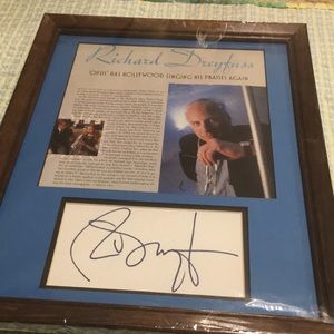 Richard Dreyfuss Mr Holland’s Opus Review & Autograph Framed-Matted 12x15 Frame